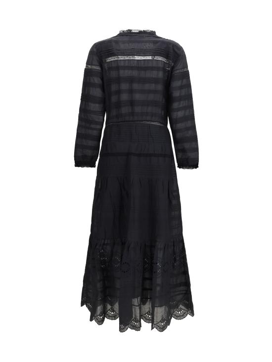 26SS 이자벨마랑에뚜왈 롱 원피스 RO0723FBD1J05E 01BK BLACK - ISABEL MARANT ETOILE