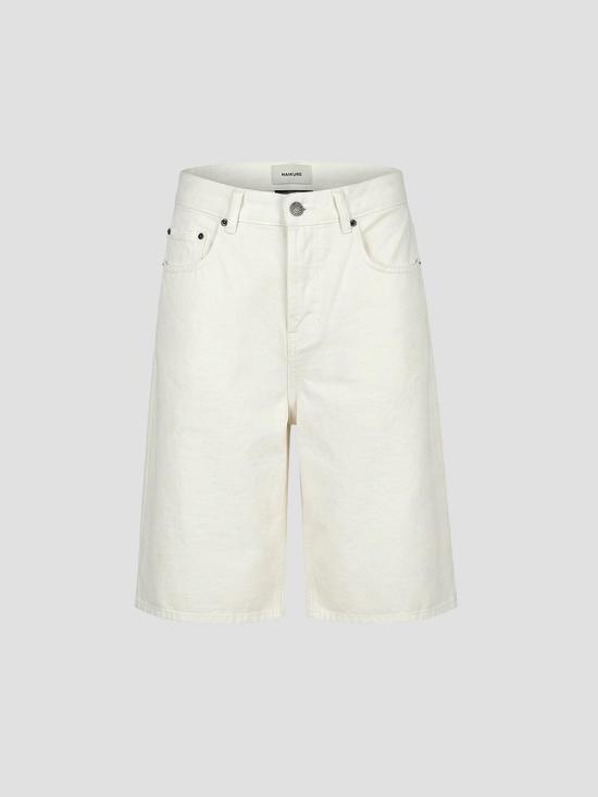 26SS 하이쿠레 데님 숏팬츠 HEW03350GF172PX T0341 OFF WHITE - HAIKURE