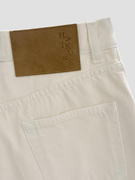26SS 하이쿠레 데님 숏팬츠 HEW03350GF172PX T0341 OFF WHITE - HAIKURE