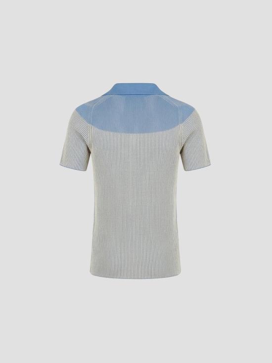 26SS 비비안웨스트우드 반팔 티셔츠 1803007ZY004Y O102 BLUE CREAM - VIVIENNE WESTWOOD