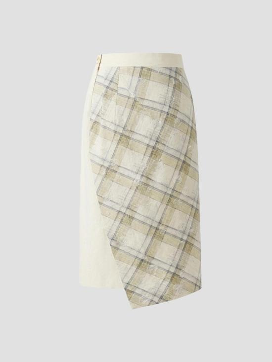 26SS 비비안웨스트우드 미디 스커트 1K01002DW01EF B408 CREAM - VIVIENNE WESTWOOD