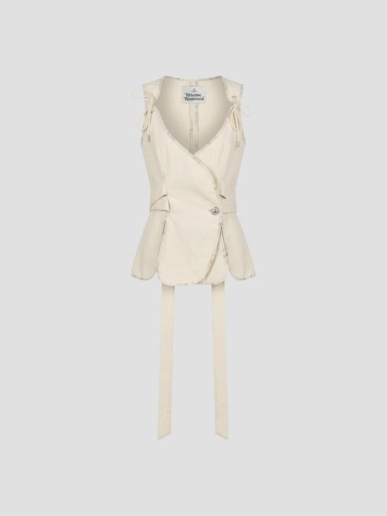 26SS 비비안웨스트우드 베스트 15050017W01EF B408 CREAM