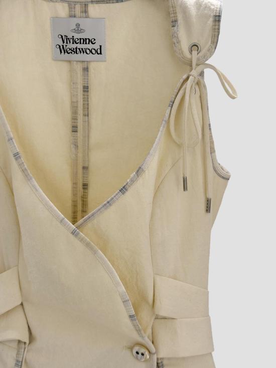 26SS 비비안웨스트우드 베스트 15050017W01EF B408 CREAM - VIVIENNE WESTWOOD