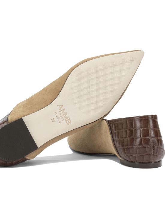 26SS Ammb Milano 플랫 슈즈 7110028NOBUCK CAMELCOCCO CAFFE Beige - OTHER BRANDS