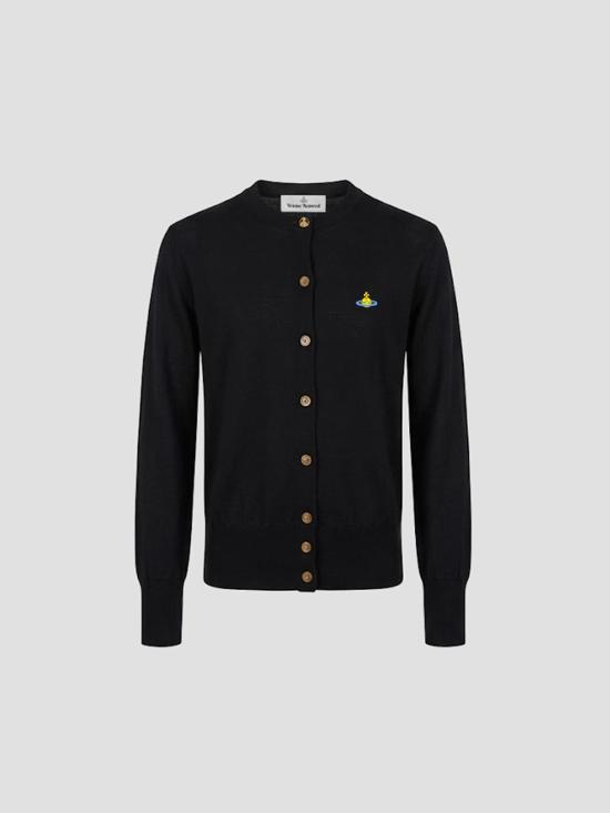 26SS 비비안웨스트우드 BEA 베아 니트 가디건 1803002PY003F N401 BLACK