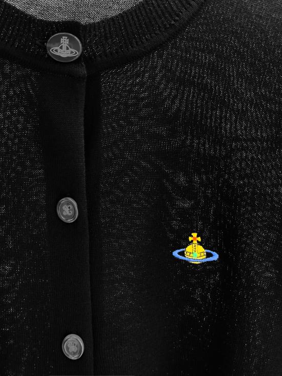 26SS 비비안웨스트우드 BEA 베아 니트 가디건 1803002PY003F N401 BLACK - VIVIENNE WESTWOOD