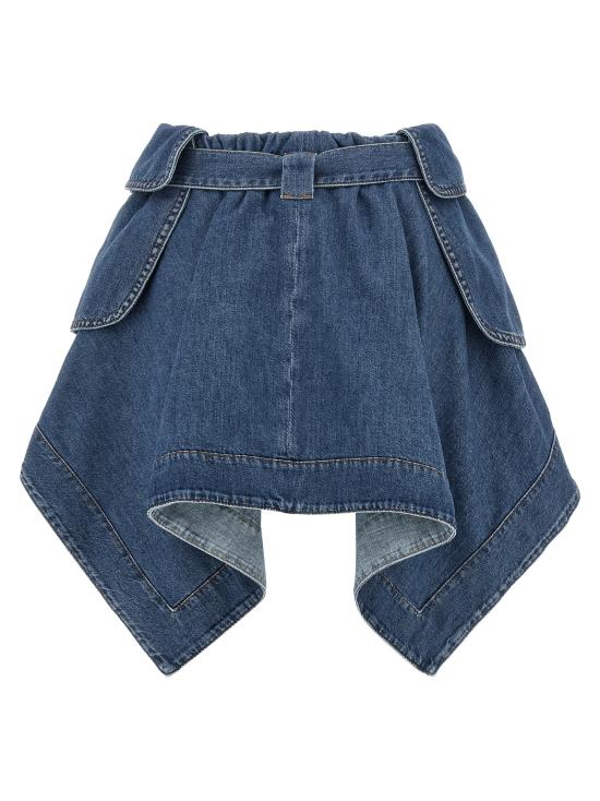 26SS 로에베 데님 스커트 S540Y1EX035140 Light Blue - LOEWE