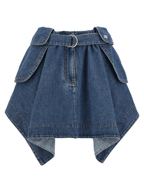 26SS 로에베 데님 스커트 S540Y1EX035140 Light Blue