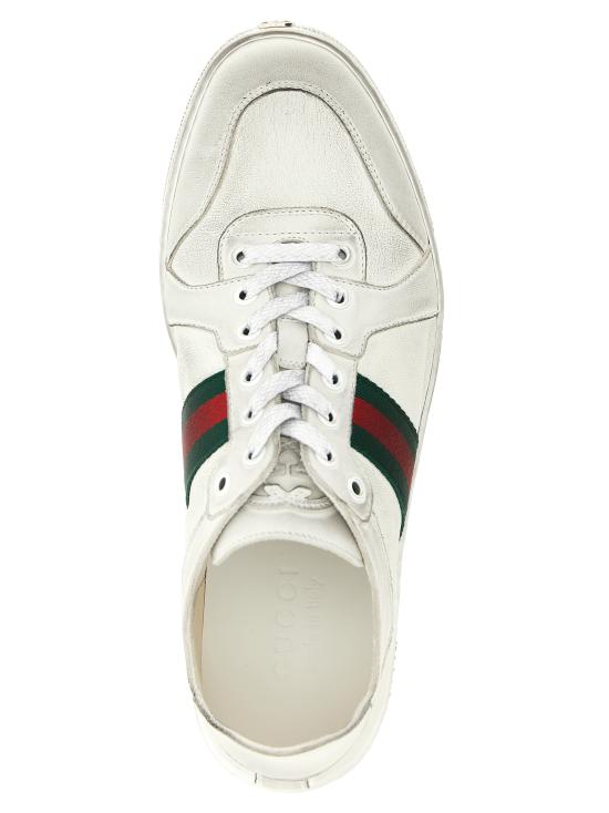 26SS 구찌 스트레치 로우 탑 스니커즈 864140AAGFF9099 White - GUCCI