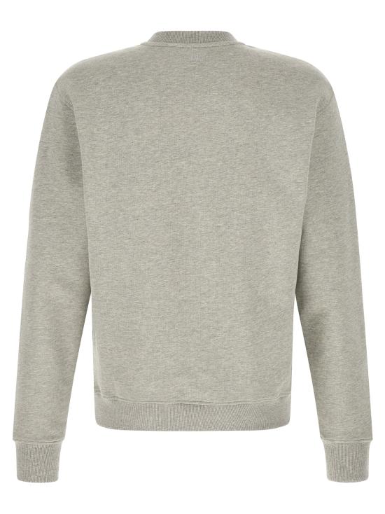 26SS 아미 빅 하트 로고 코튼 니트 스웨트셔츠 USW787730A161 Gray - AMI