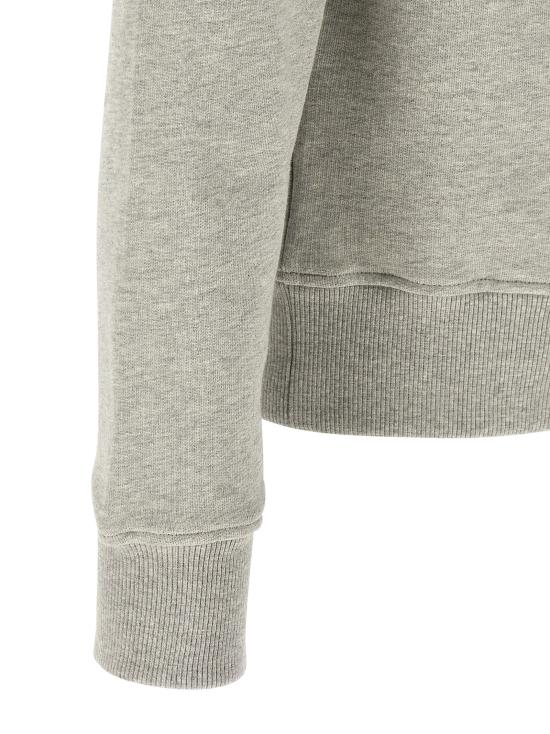 26SS 아미 빅 하트 로고 코튼 니트 스웨트셔츠 USW787730A161 Gray - AMI