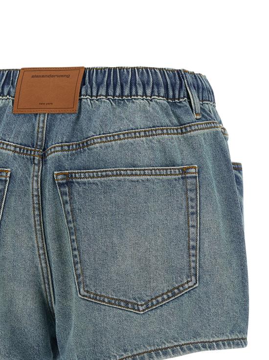 26SS 알렉산더 왕 숏팬츠 4DC2264166427E Blue - ALEXANDER WANG