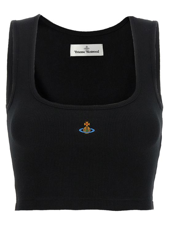 26SS 비비안웨스트우드 민소매 티셔츠 1G010011J009CN401 Black