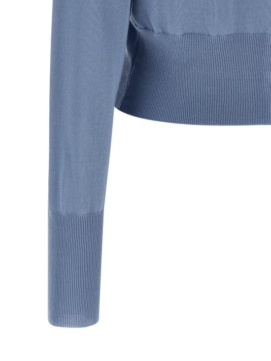 26SS 비비안웨스트우드 베아 크롭드 가디건 1803002UY003FK404 Light Blue - VIVIENNE WESTWOOD