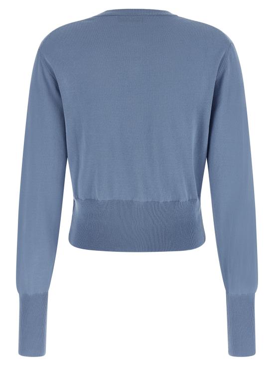 26SS 비비안웨스트우드 베아 크롭드 가디건 1803002UY003FK404 Light Blue - VIVIENNE WESTWOOD