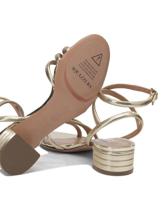 26SS 아쿠아주라 샌들 HTWMIDS0SSYSOG Gold - AQUAZZURA