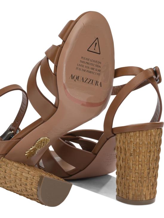 26SS 아쿠아주라 샌들 CPAMIDS0CWKTOB Brown - AQUAZZURA