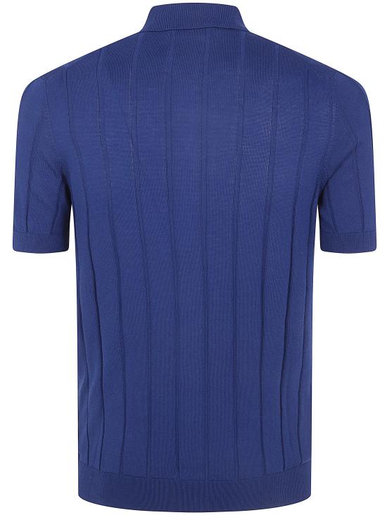 26SS 그랑싸쏘 반팔 셔츠 57143 20634 578 BLUE - GRAN SASSO