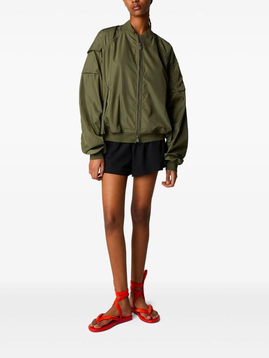 26SS 세이브더덕 봄버 자켓 D32105W TWIL22 50012 DUSTY OLIVE - SAVE THE DUCK