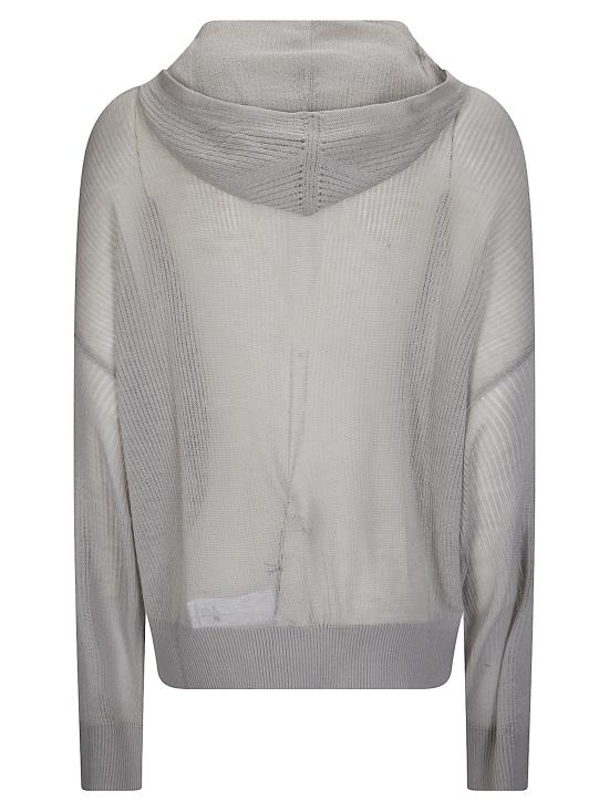 26SS 릭 오웬스 후드 티셔츠 RO01F6660 08 PEARL - RICK OWENS