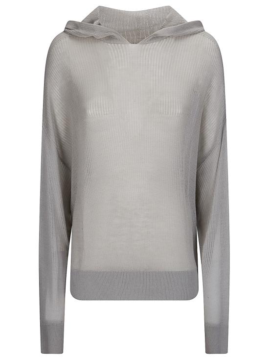 26SS 릭 오웬스 후드 티셔츠 RO01F6660 08 PEARL