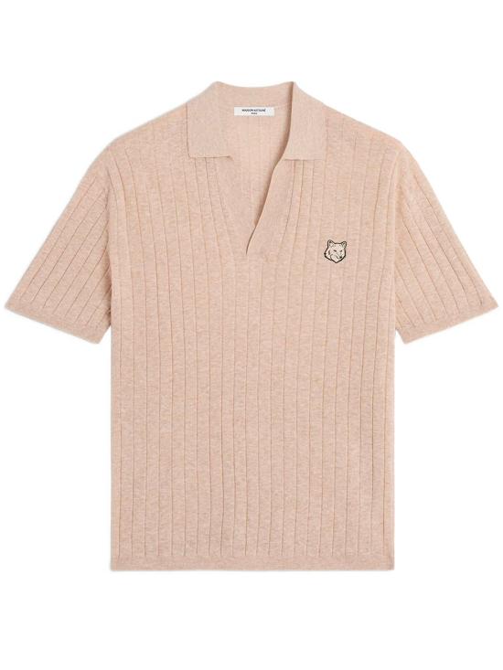 26SS 메종키츠네 폴로 티셔츠 QM00203KT1198 0430 MIST BEIGE