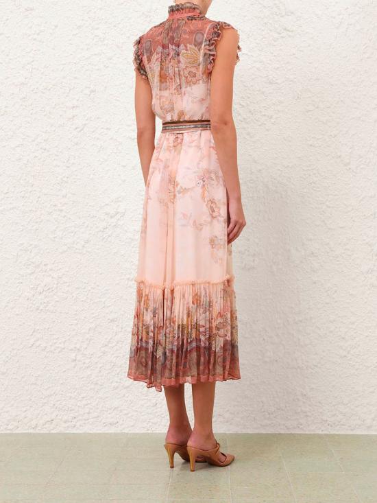 26SS 짐머만 롱 원피스 7280DS262 PKP PINK PAISLEY - ZIMMERMANN