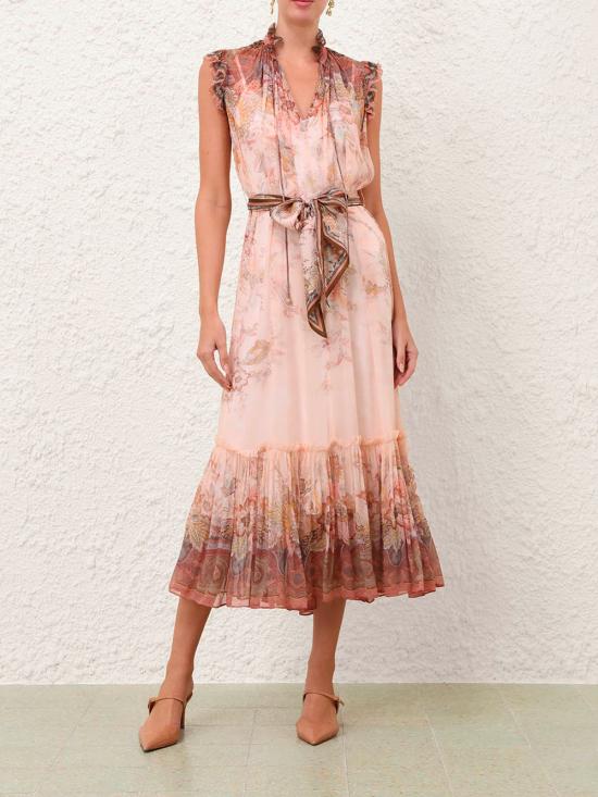 26SS 짐머만 롱 원피스 7280DS262 PKP PINK PAISLEY - ZIMMERMANN