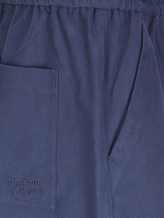26SS 메종키츠네 스트레이트 팬츠 QM01109WW9102 0413 CLASSIC NAVY - MAISON KITSUNE