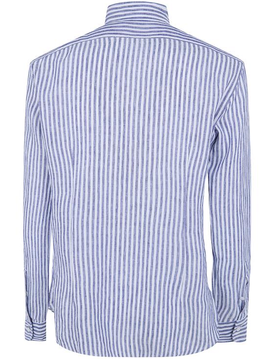 26SS 발바 긴팔 셔츠 BSUBSP0154039 R 0005 BLUE STRIPES - BARBA