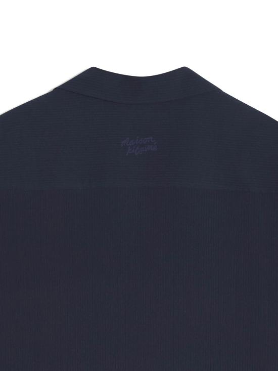 26SS 메종키츠네 반팔 셔츠 QM00407WC5082 0413 CLASSIC NAVY - MAISON KITSUNE
