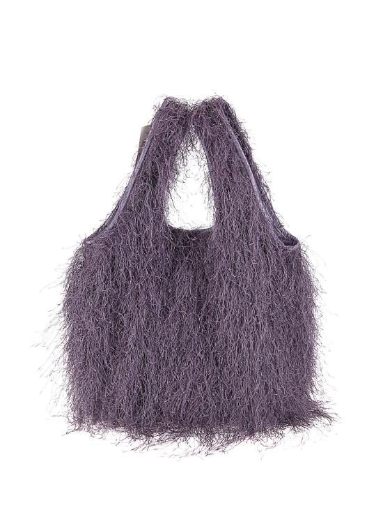 26SS 드리스 반 노튼 토트백 2610115603038 402 DARK PURPLE - DRIES VAN NOTEN