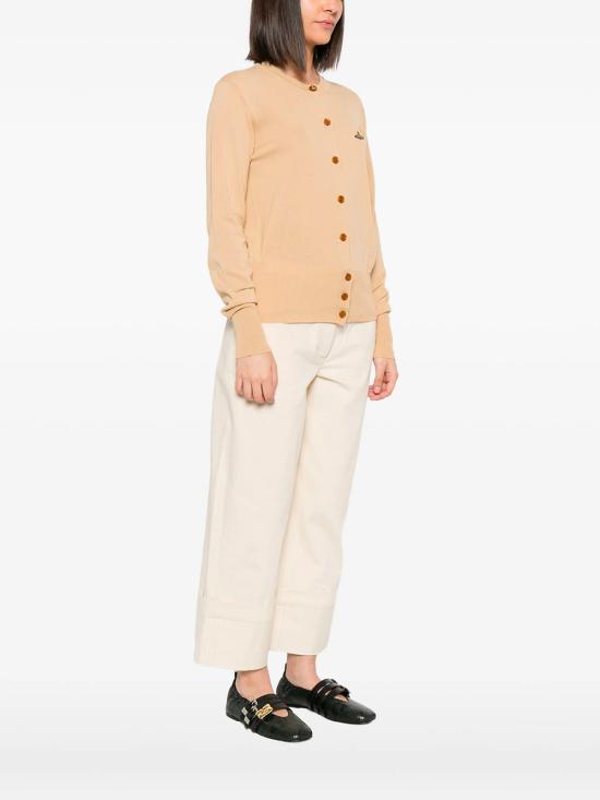 26SS 비비안웨스트우드 BEA 베아 니트 가디건 1803002PY003F C404 SAND - VIVIENNE WESTWOOD