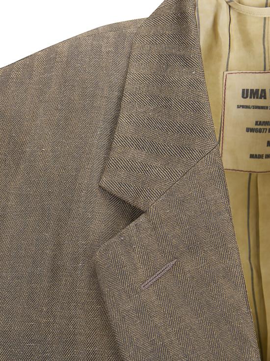 26SS 우마 왕 자켓 UW6077 UW690 DARK BROWN - UMA WANG