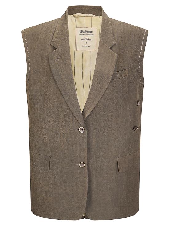 26SS 우마 왕 자켓 UW6077 UW690 DARK BROWN