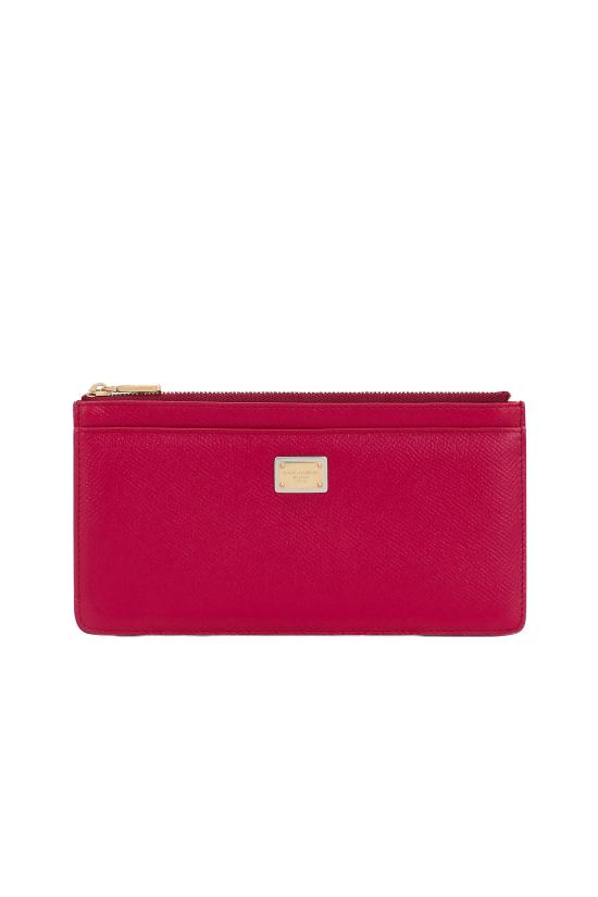 26SS 돌체앤가바나 Large Dauphine calfskin 카드 홀더 BI1265A1001 8I484 Ciclamino