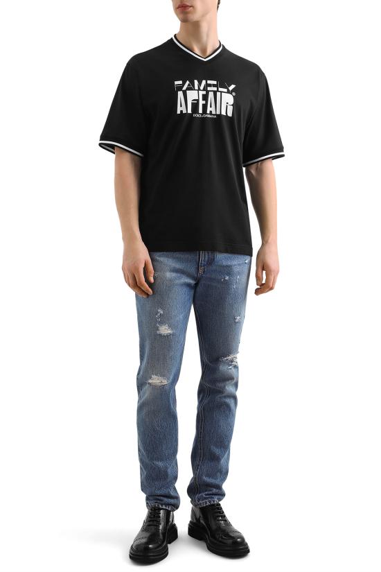 26SS 돌체앤가바나 레귤러 코튼 진 돌체앤가바나 GYJCCDG8NH5 S9001 VARIANTE ABBINATA - DOLCE & GABBANA