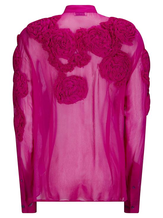 26SS 드리스 반 노튼 셔츠 2610107623376 304 FUCHSIA - DRIES VAN NOTEN