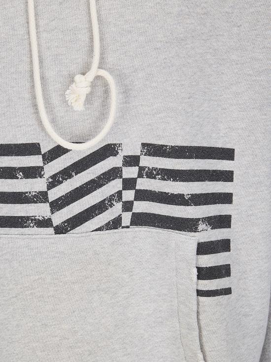 26SS 골든구스 후드 티셔츠 GUP02545P002381 60513 ALLUMINIUM MELANGE GRAY - GOLDEN GOOSE