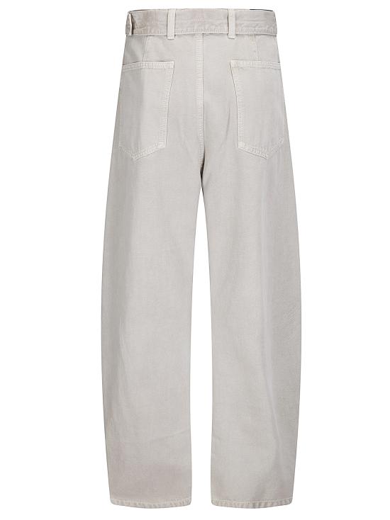 26SS 르메르 트위스트 벨티드 팬츠 PA326LD1054 BK201 MOONSTONE - LEMAIRE