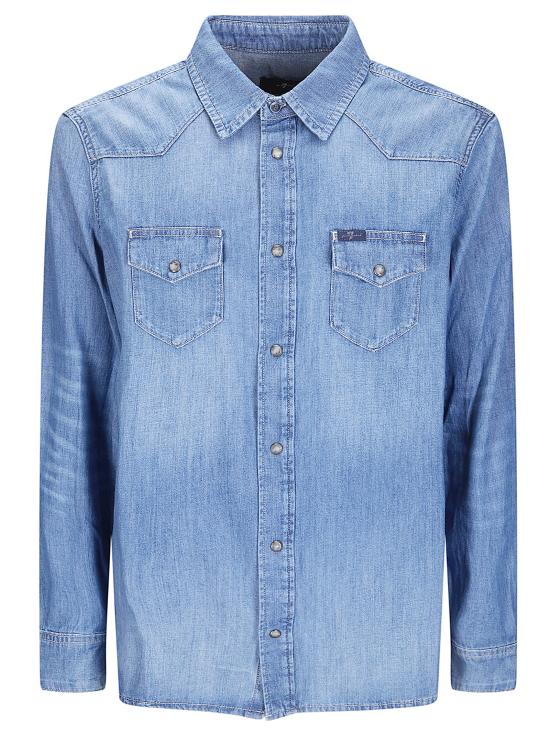 26SS 세븐포올맨카인드 데님 셔츠 7T840G51 3A8 GOLD RIVER