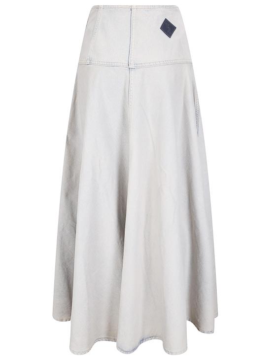 26SS 하이쿠레 데님 스커트 HEW08110DF203L0932 L0932 LIGHT SPACE - HAIKURE