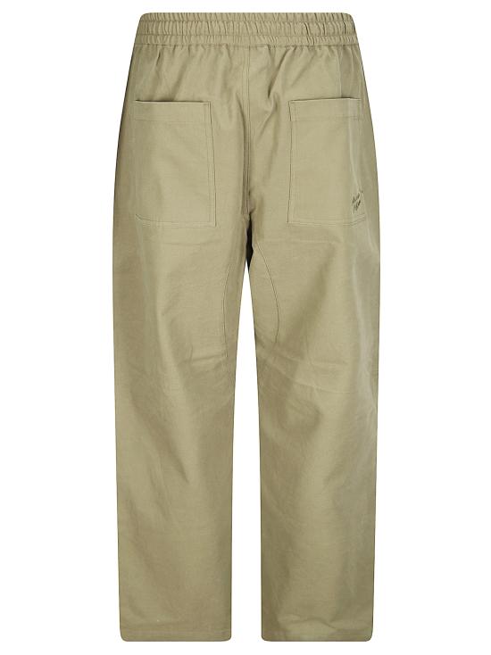 26SS 메종키츠네 스트레이트 팬츠 QM01109WW9102 0079 BAY LEAF - MAISON KITSUNE