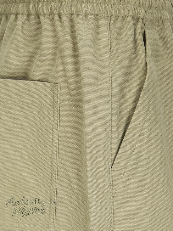 26SS 메종키츠네 스트레이트 팬츠 QM01109WW9102 0079 BAY LEAF - MAISON KITSUNE