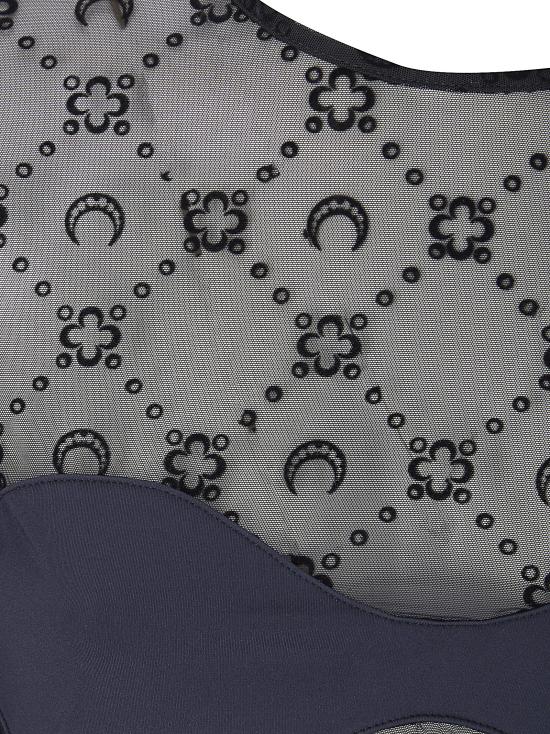 26SS 마린세르 바디수트 티셔츠 WTO509ACJER0022 BK99 BLACK - MARINE SERRE