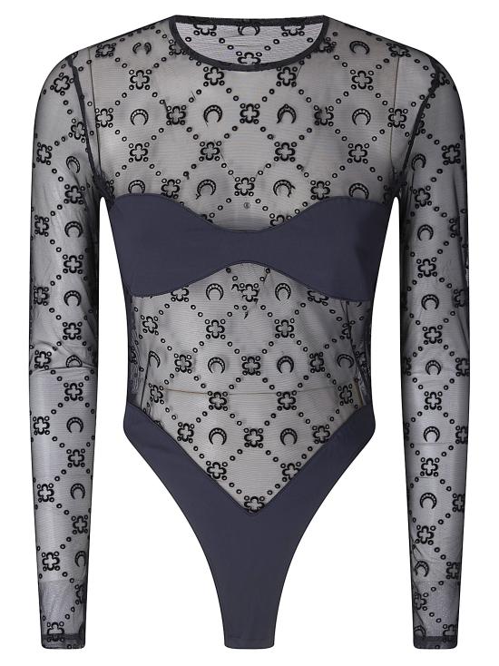 26SS 마린세르 바디수트 티셔츠 WTO509ACJER0022 BK99 BLACK