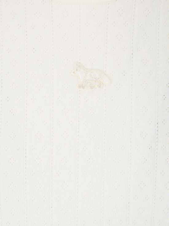 26SS 메종키츠네 반팔 티셔츠 QW00112KA0037 0383 PURE ECRU - MAISON KITSUNE