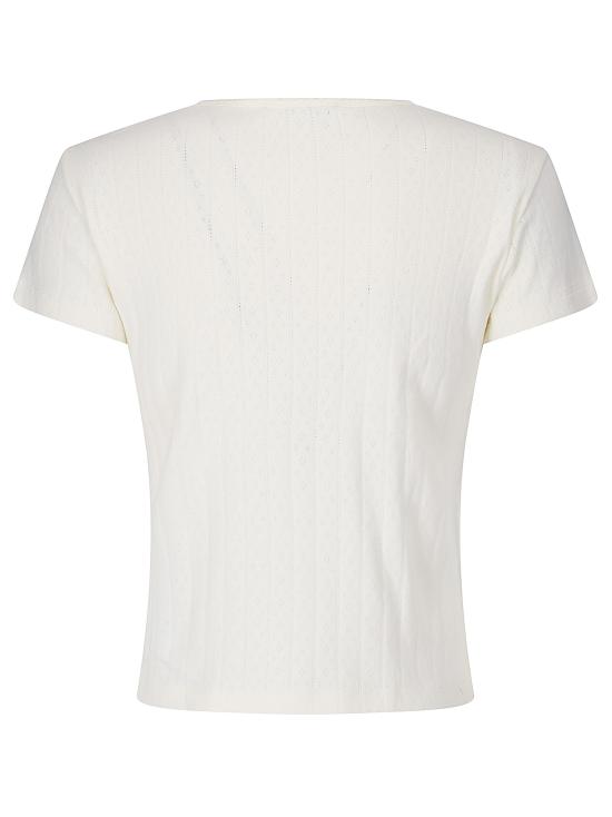 26SS 메종키츠네 반팔 티셔츠 QW00112KA0037 0383 PURE ECRU - MAISON KITSUNE