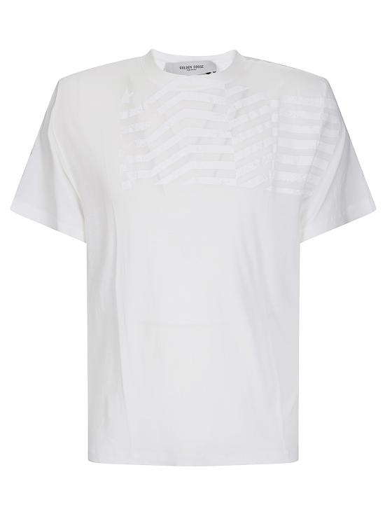 26SS 골든구스 반팔 티셔츠 GUP01220P002526 10359 WHITE