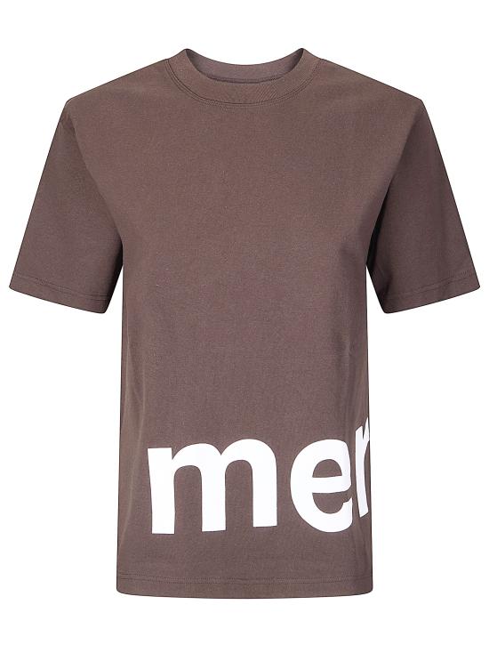 26SS 메리파 반팔 티셔츠 6TTSPRW03 BR BROWN
